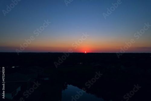Beautiful Sunset Over the Coast of Florida