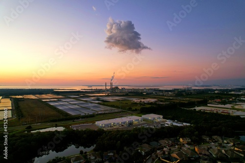 Beautiful Sunset Over the Coast of Florida