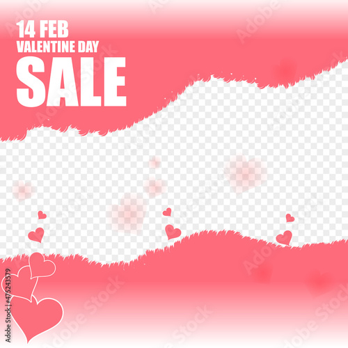 valentine day red and pink post design part ninety one