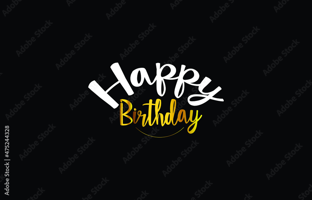 Happy Birthday. Happy birthday logo template design. Happy Birthday. Happy birthday logo template design.