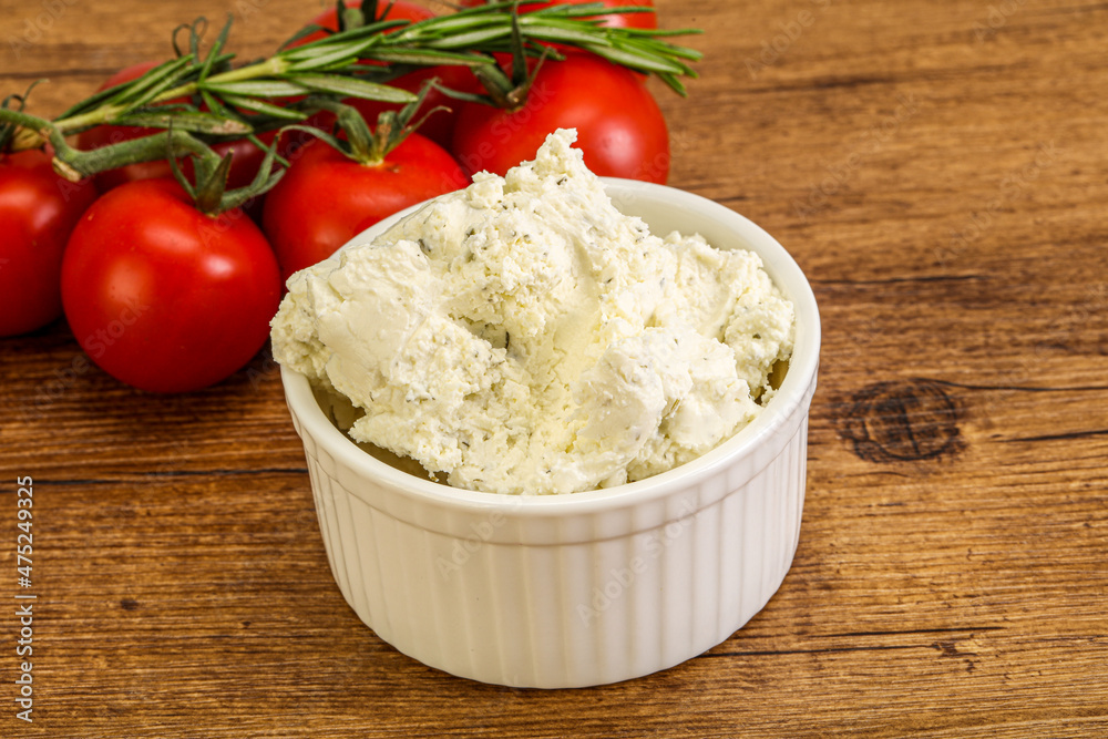 Soft cream cheese with herbs Soft cream cheese with herbs