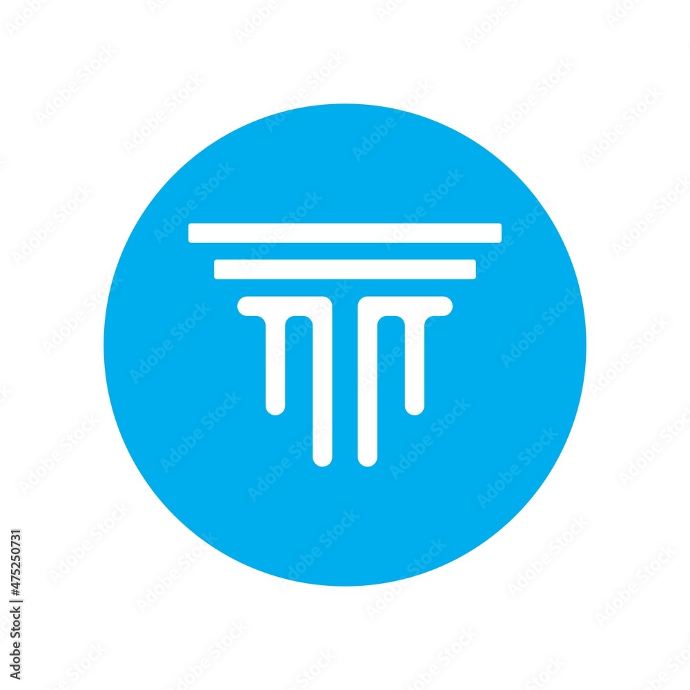 Pillar Logo Template Column Vector Illustration Pillar Logo Template Column Vector Illustration