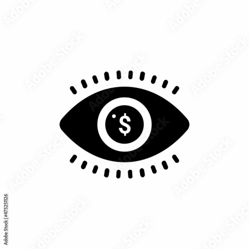 Impression Cost  icon in vector. Logotype