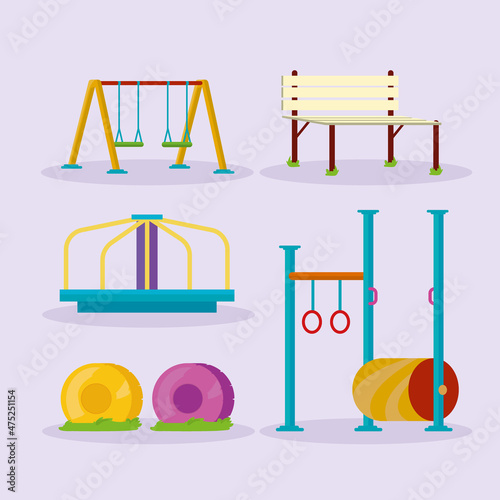 five playground items photo