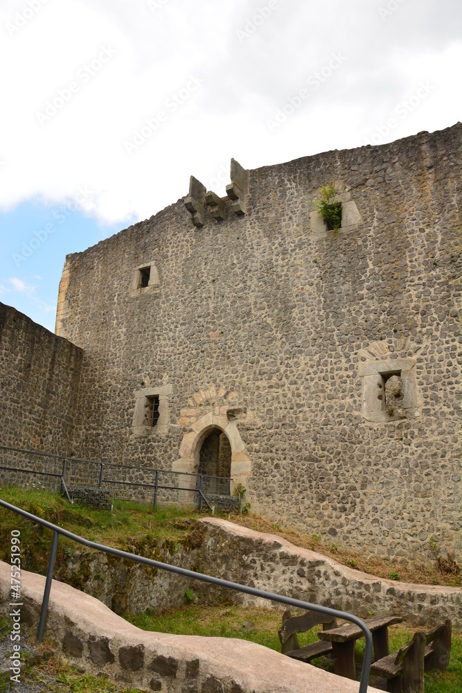 Burgruine Weidelsburg der Burg mit Burgmauer