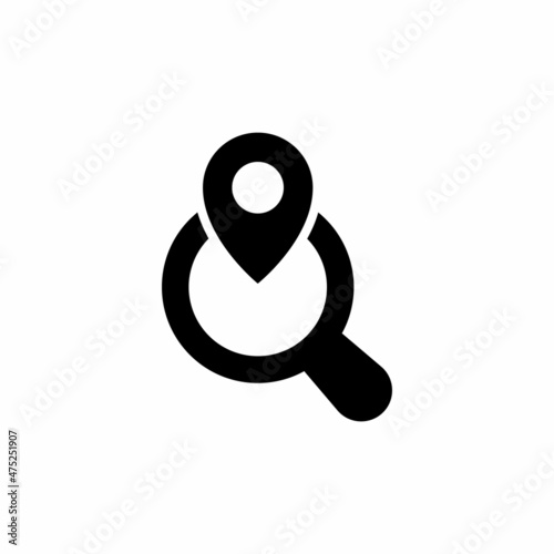 Local SEO icon in vector. Logotype