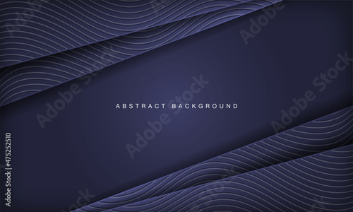 Modern abstract purple diagonal papercut background. 