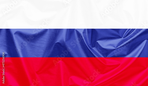 Russia waving flag background.