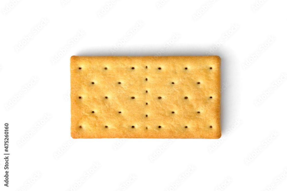 Cracker sandwich with chocolate filling isolated on white background. Cracker sandwich with chocolate filling isolated on white background.