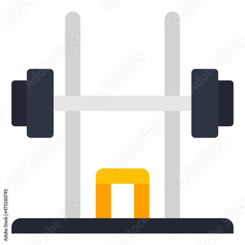 bench press flat icon