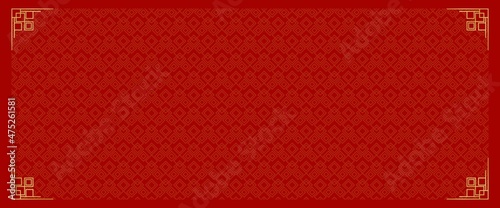Chinese New Year banner, Abstract Oriental Background with a pattern, Vector illustration wallpaper,