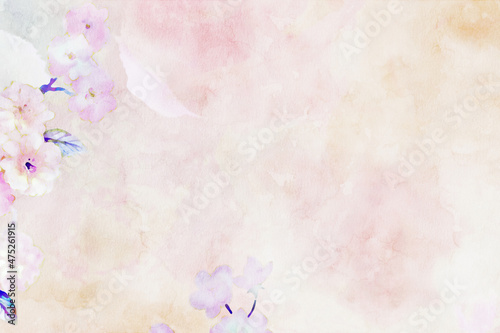 Beautiful watercolor rose flower and bouquet illustration