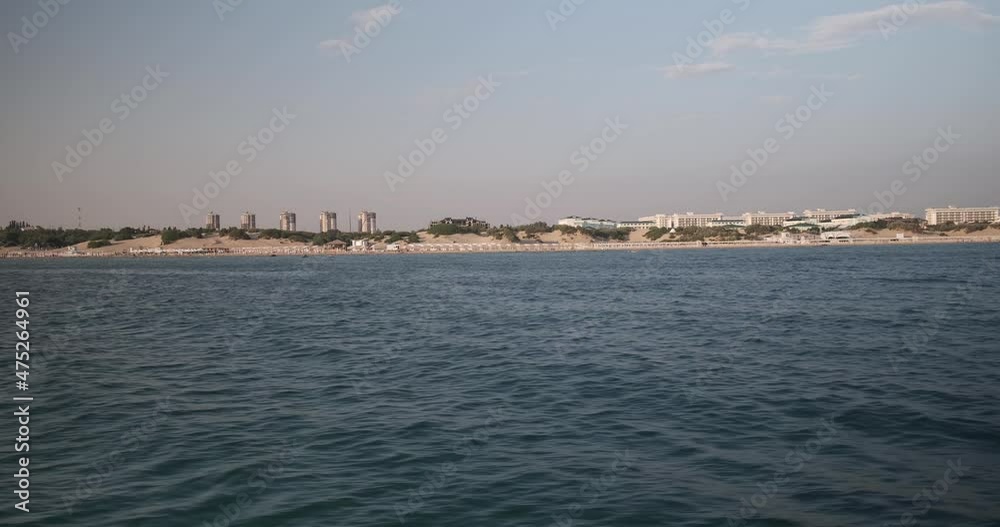 sail in a boat on the black sea on a summer day sail in a boat on the black sea on a summer day