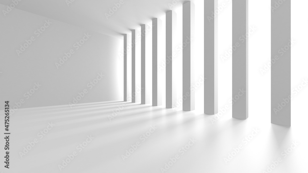 White Modern Background. Abstract Building Concept White Modern Background. Abstract Building Concept