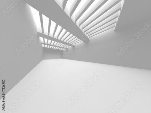 White Modern Background. Abstract Building Concept