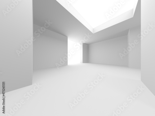 White Modern Background. Abstract Building Concept