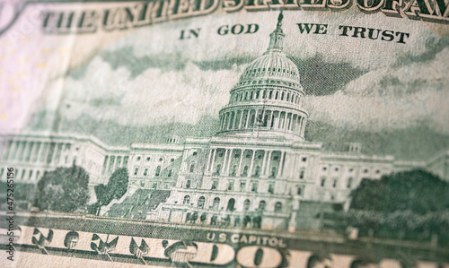 Close up of U.S. Dollar Currency