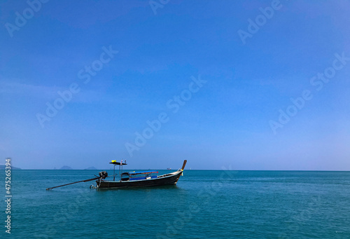 Fototapeta Naklejka Na Ścianę i Meble -  Krabi - Thailand -  fishing boat in the sea