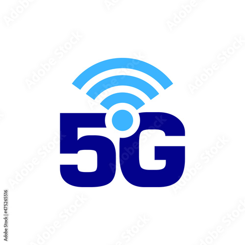 5G internet network vector can be use for icon, sign, logo and etc