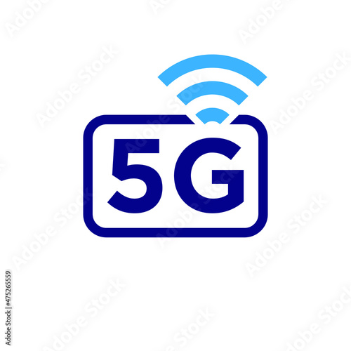 5G internet network vector can be use for icon, sign, logo and etc