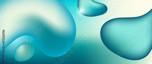 Fluid gradient abstract background vector. Minimalist posters, cover, wall arts with colorful geometric shapes and liquid color. Modern wallpaper design for presentation and sale banner background.