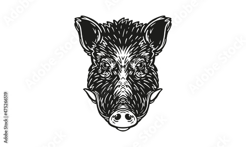 wild boar logo_isolated