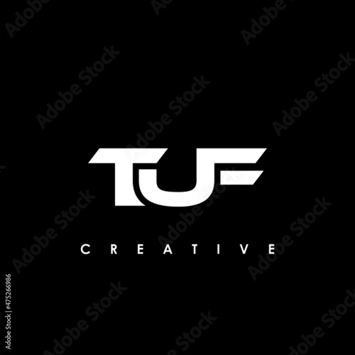 TUF Letter Initial Logo Design Template Vector Illustration photo