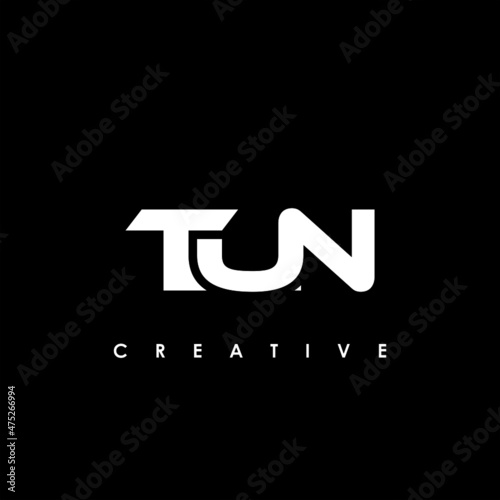 TUN Letter Initial Logo Design Template Vector Illustration
