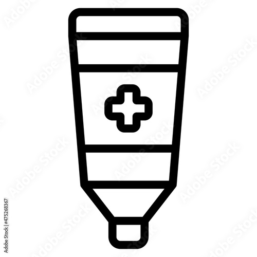 ointment outline icon