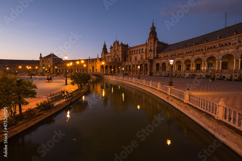 The Plaza de Espana in Seville