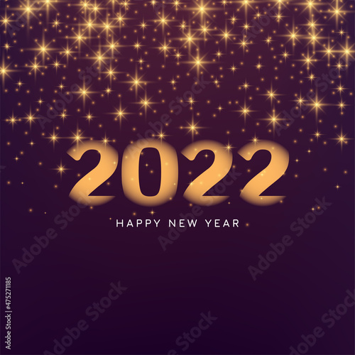 Abstract Happy new year 2022 modern calendar background