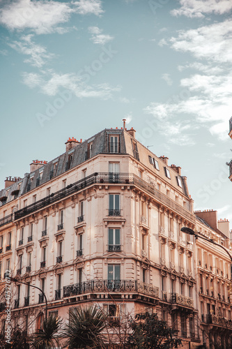Paris, France 16-12-2021: an old building in Paris