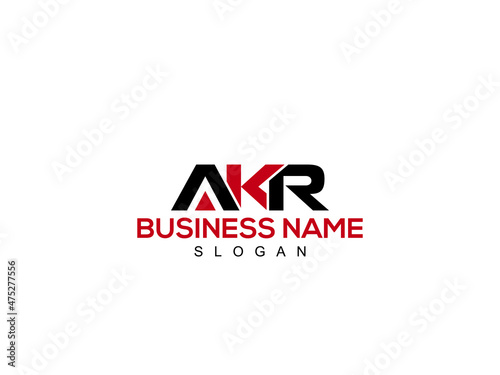 Creative AKR Abstract initial monogram letter logo, alphabet ak logo icon vector photo