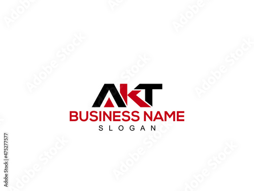 Creative AKT Abstract initial monogram letter logo, alphabet ak logo icon vector