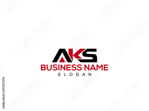 Creative AKS Abstract initial monogram letter logo, alphabet ak logo icon vector photo