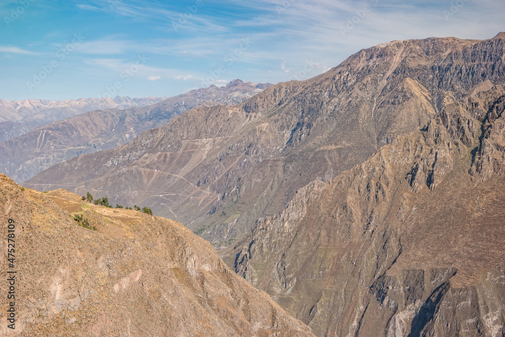 The world's deepest canyon Colca in Peru
