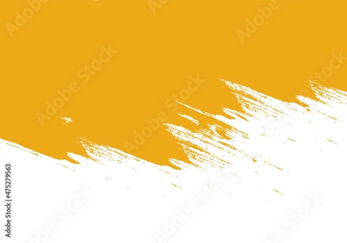 Abstract orange grunge stroke texture design
