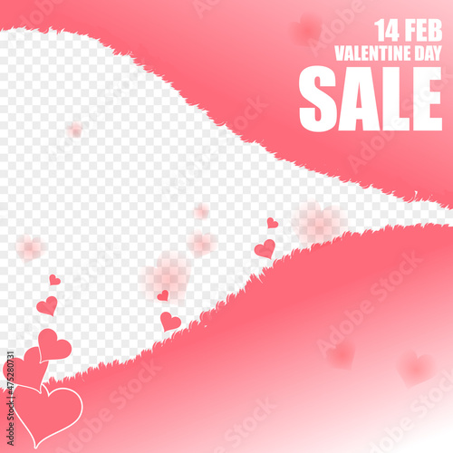 valentine day red and pink post design part ninety four