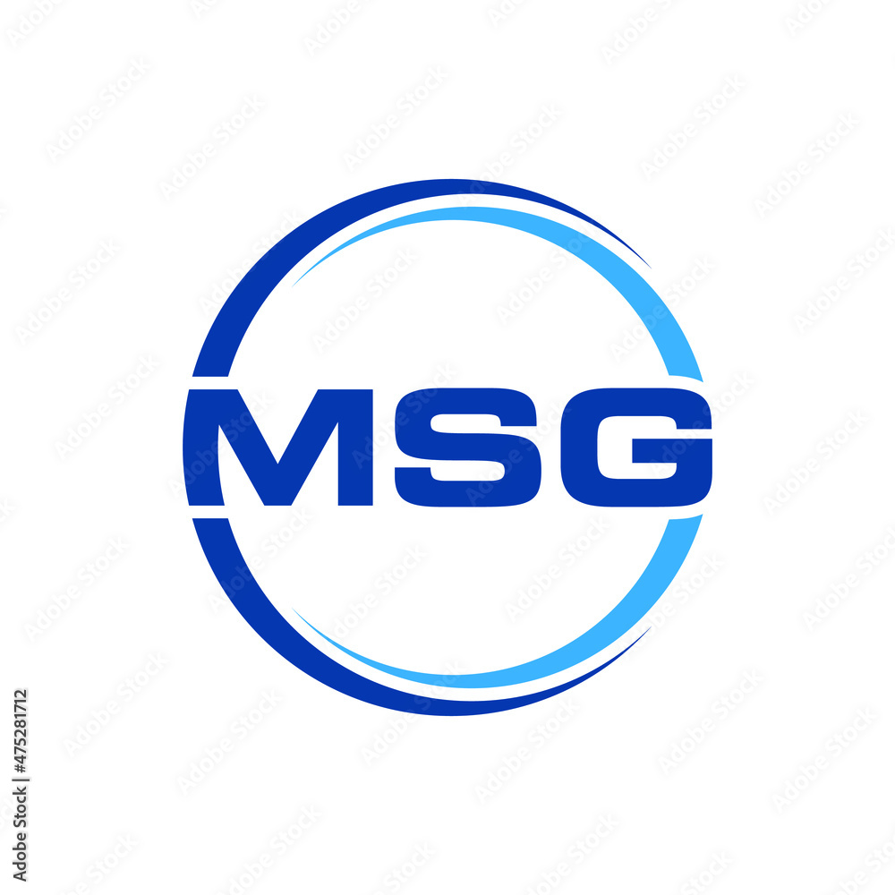 MSG Logo can be used for company, icon, and others.