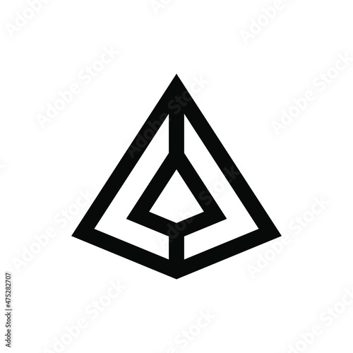 Pyramid Logo can be used for company, icon, sign, and others.