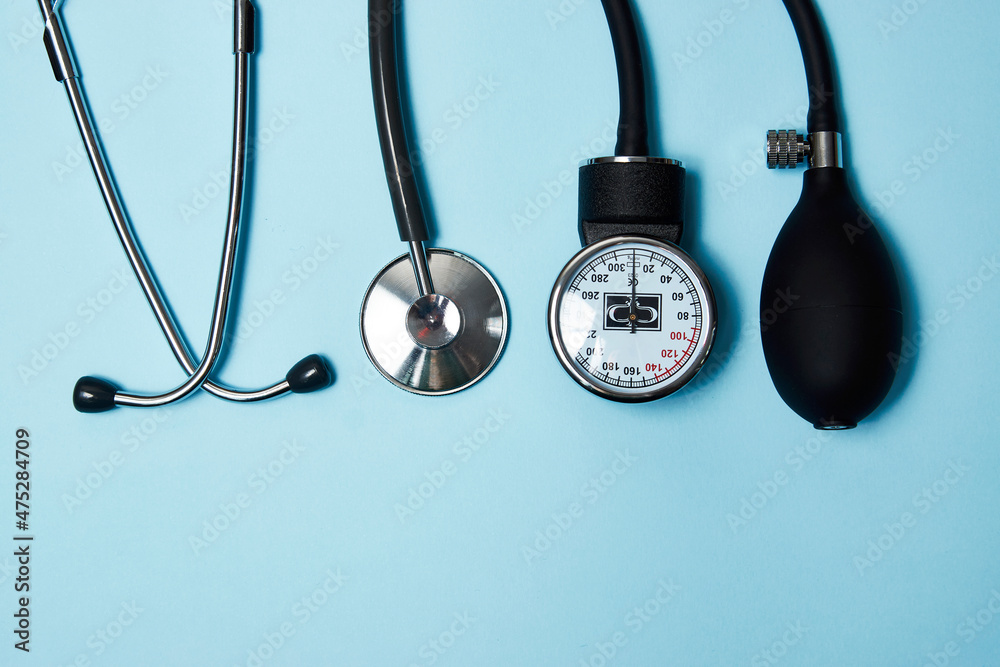 Medical stethoscope and Blood-pressure Monitor Medical stethoscope and Blood-pressure Monitor