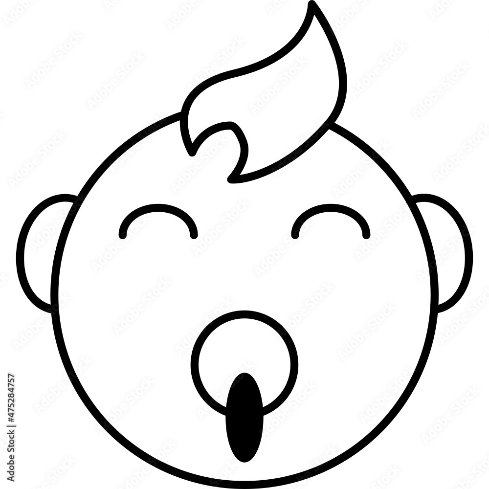 nursery_happy baby hand drawing