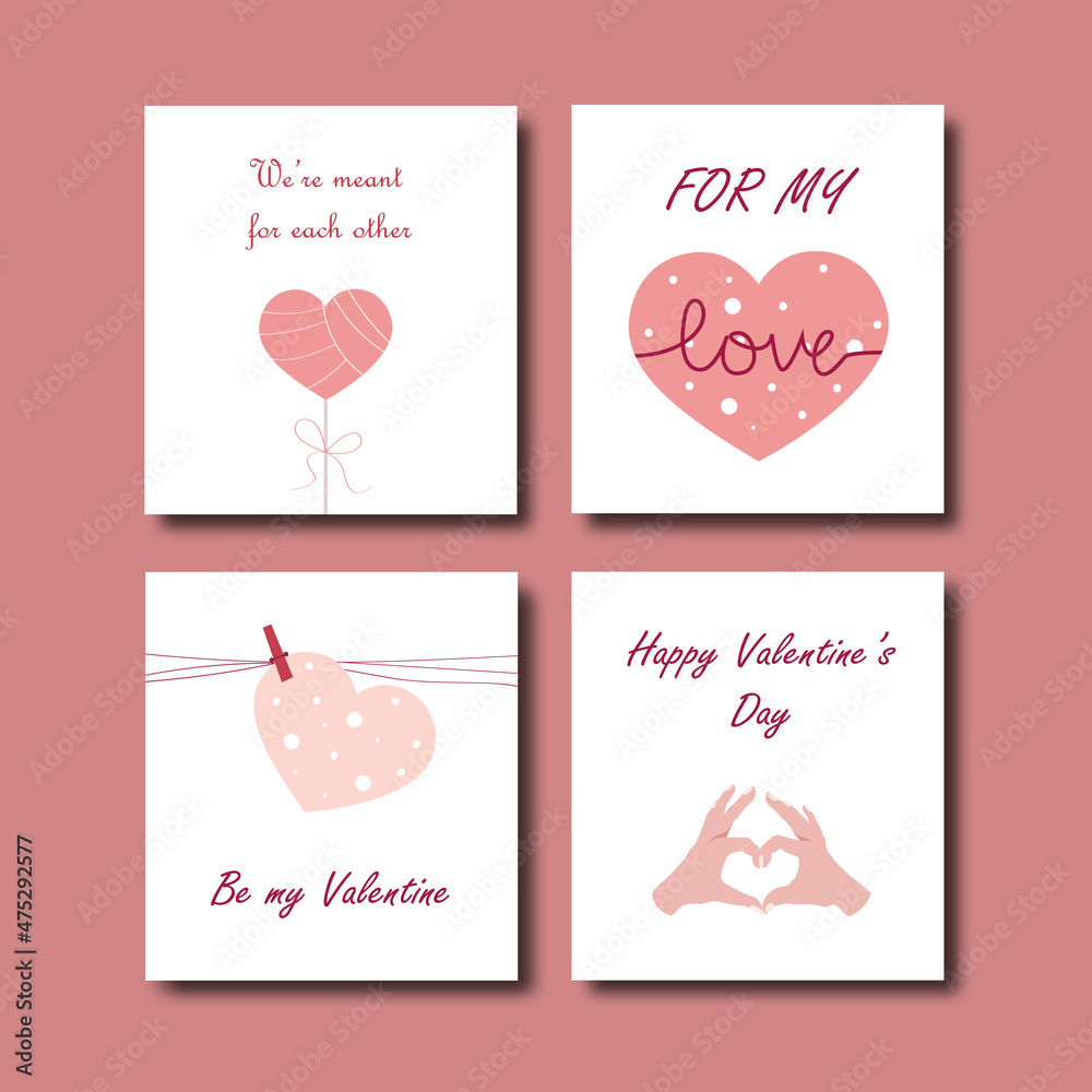 Cute and romantic Valentine s Day greeting cards Cute and romantic Valentine s Day greeting cards