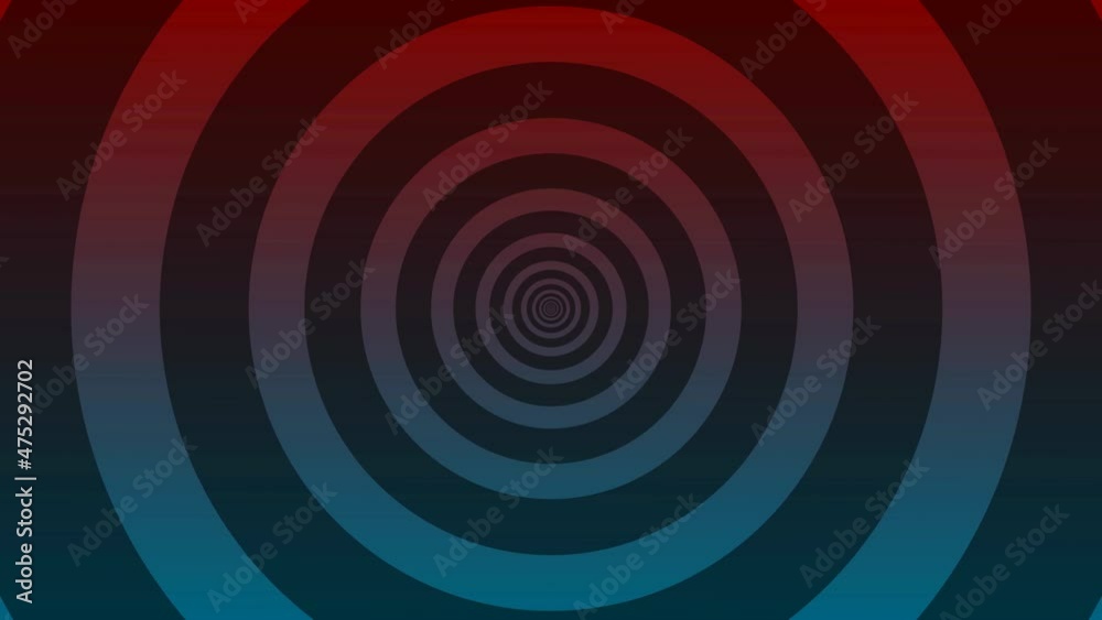 red cyan gradient abstract shape circle tunnel red cyan gradient abstract shape circle tunnel