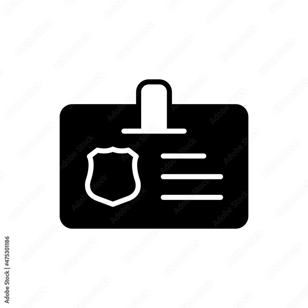 Police card icon Police card icon