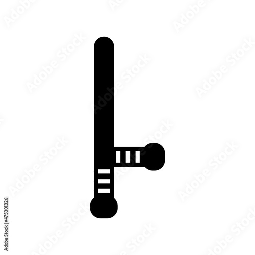 Side handle baton icon