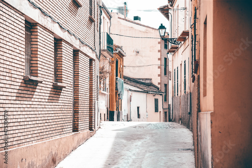 Street in historical center in Huesca, Spain © erika8213