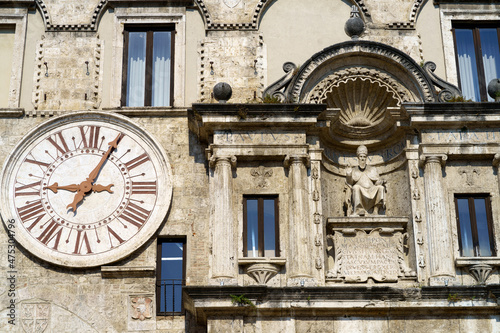 Quadro su tela Ascoli Piceno, Marche, Italy, by morning
