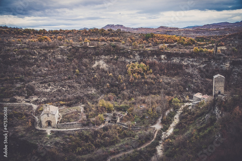 Historic ancient center of Montanana and surroundings, Spain photo