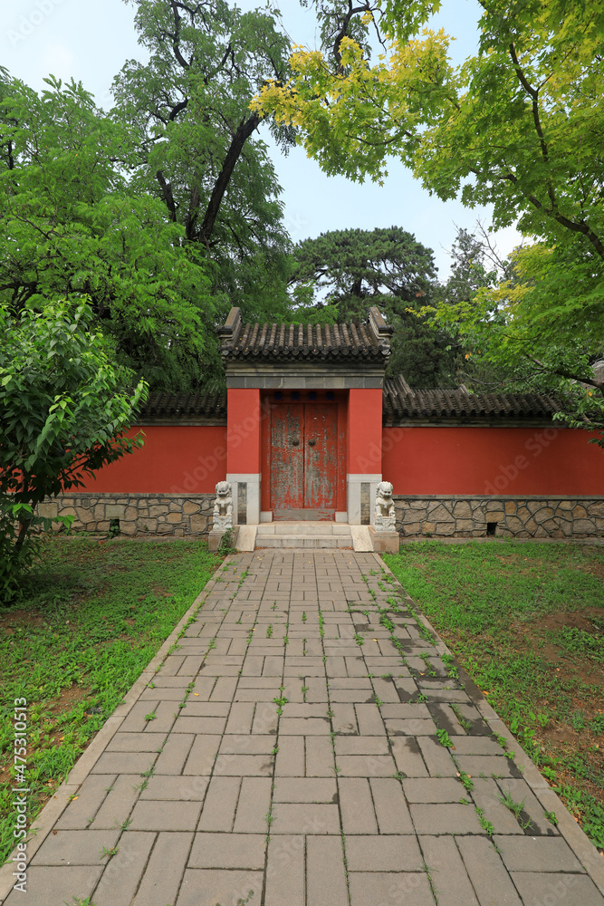 Walls of traditional Chinese ancient buildings, Beijing